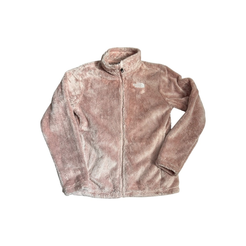 The North Face Girls Osito Full‎ Zip Fleece Jacket Pink XL 14/16 NF0A84NL F23